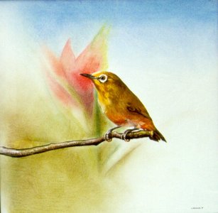 "Oiseau - Bird" (1990)  by Arlette Steenmans