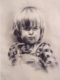 Portrait (1978) by Arlette Steenmans
