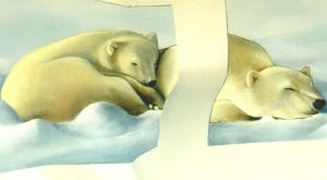 "Les ours polaires - The polar bears" (1996)  by Arlette Steenmans