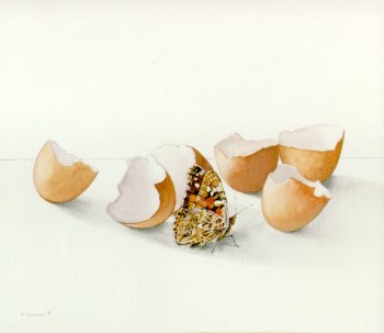 "Les Oeufs - The Eggs" (1999)  by Arlette Steenmans