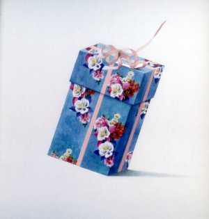 "Le petit paquet - The little packet" (1990)  by Arlette Steenmans