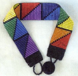 Roy G. Biv Bracelet Kit;  copyright 2000 Mary Timme; This is not public domain