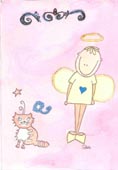 Little Angel and Cat