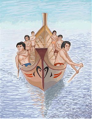 Haida War Canoe
