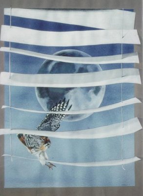 "Pleine lune - Full Moon" (1993)&nbsp; by Arlette Steenmans