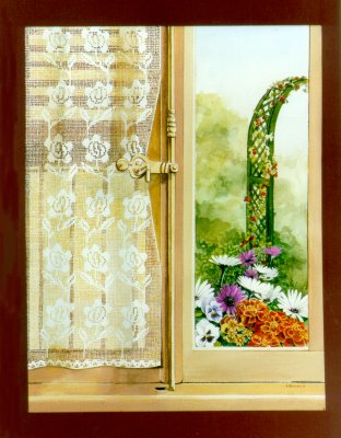 "La fen�tre - The window" (1997)&nbsp; by Arlette Steenmans