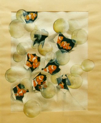 "Bouillonnant - Bubbles" (1998)&nbsp; by Arlette Steenmans