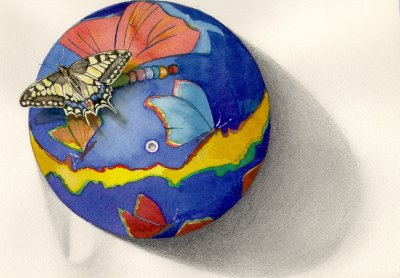 "La plan�te des papillons - Butterfly planet" (1997)&nbsp; by Arlette Steenmans