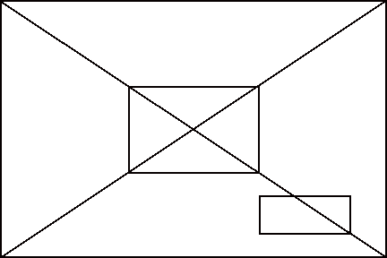 Where is the rectangle that shows the side of the bed?